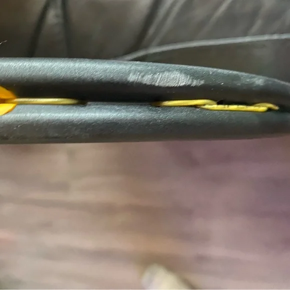 Prince Rage Titanium Racket in Black and Yellow - Picture 6 of 7